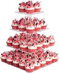 YestBuy 4 Tier Acrylic Cupcake Stan