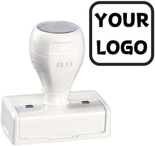 Custom Stamp,Multiple Sizes Custom Logo Stamp - Upload Your Own Image,Personalized Self-Inking Rubber Stamp - Use for Address Stamp,Teacher Stamps for Classroom -Easy Grading (20x50mm)