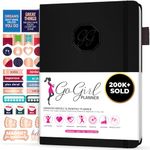 GoGirl Planner and Organizer for Women – Compact Size Weekly Planner, Goals Journal & Agenda to Improve Time Management, Productivity & Live Happier. Undated – Start Anytime, Lasts 1 Year – Black