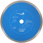 PRODIAMANT Professional diamond cutting disc PRORIM 230 mm x 22.23 mm will not break out with glazed tiles porcelain stoneware ceramic