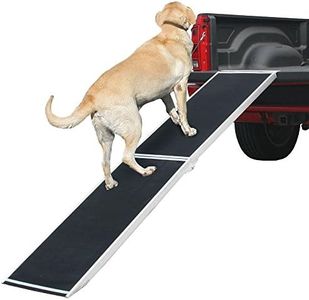 Rage Powersports DR-07XW 82" Lightweight Extra Wide Folding Aluminum Pet Ramp , Black