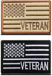 2 Pack American Flag/Army Veteran P