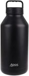 Oasis Double Wall Insulated Titan Drink Bottle, Black, 1.9 Litre