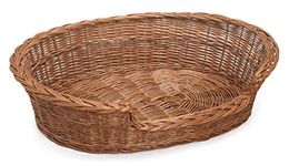 Prestige Wicker Dog Bed Basket, 65 cm