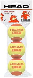 Head Tip-I Tennis Ball, Red (Pack of 3)