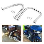 Mofun Chrome Rear Highway Guard Protection Saddlebag Crash Bars Compatible with 2014-Up Indian Chief Chieftain Roadmaster