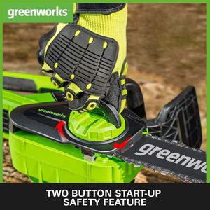 Greenworks 12" Cordless Chainsaw – 40V, Auto-Oiler, 2Ah Battery & Charger