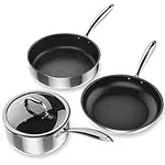 Stainless Steel Pots and Pans Set, 