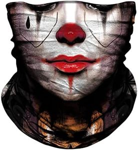 JOEYOUNG 3D Face Sun Mask, Neck Gaiter, Headwear, Magic Scarf, Balaclava, Bandana, Face Mask, Hunting, Running, Motorcycle