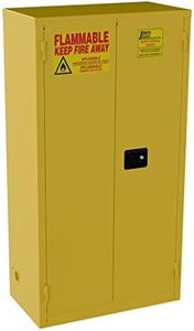 Jamco 44-Gallon Safety Flammable Steel Cabinet for Flammable Liquids, Manual Close Doors, (34-Inch x 18-Inch x 65-Inch), Model BM44, Yellow