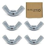 M4 (4mm) Wing Nuts - Steel (Pack of 5)