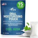 OPS Cool Rush 4-1 Oral Moisturizing Pouch - Breath Mints Pouches, Xylitol Mints Pouches, Mouth Moisturizer | Saliva Substitute | Contains Xylitol & Menthol (Mint)