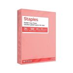 Staples Pastel Colored Copy Paper, 8 1/2 x 11, Salmon, 500/Ream (14783) by Staples