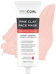 Australian Pink Clay Face Mask Beauty 70ml by Procoal - Skincare Face Mask Targets Pores & Brightens, 100% Recyclable Packaging, Vegan Clay Mask, Cruelty-Free - Made in UK