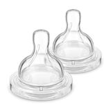 Philips Avent Anti-colic Baby Bottle Flow 2 Nipple, 2 pack, SCY762/02