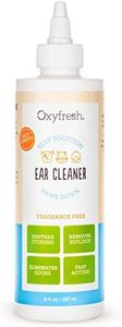 Oxyfresh Advanced Pet Ear Cleaner - Best Dog Ear Cleaner Solution - Helps with Yeast, Wax, Dirt & Itchy Ear Canal - Cleaning, Soothing, & Sting-Free Dog Ear Wash & Cat Ear Cleaner 8oz
