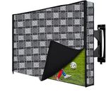 Wings Star Led Tv Cover for 43 Inches Led Tv | Dustproof & Waterproof Led Tv Cover with PVC Layer for 43 Inches Led Tv | Television Protector Cover | LCD/LED TV Monitor Cover with Zip Lock, KUM42