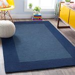 ELFIN RUGS Handwoven U.K Collection Woolen Tufted Carpets and Area Rugs for Living Room, Bedroom, Hall, Size 15x20 feet (450x600 cm)