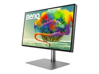 BenQ PD2725U Designer Monitor (AQCOLOR Technology, 27 inch, 4K UHD, P3 Wide Color, Thunderbolt 3, DisplayHDR 400, KVM, Compatible for MacBook Pro M1/M2), black