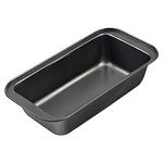 PureBake Premium Sgs Certified Bread Loaf Tin/Pan/Mould Rectangular Cake Mould For Baking Non Sticky Tin Teflon Coating (1 Pc, Black)