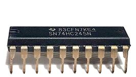 Juried Engineering SN74HC245N SN74HC245 74HC245 Octal Bus Transceivers with 3-State Outputs Breadboard-Friendly IC DIP-20 (Pack of 10)