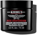 Kiehl's Age Defender Cream Moisturizer, Firming & Lifting Anti-Aging Treatment for Men, Gently Exfoliates, Minimizes Look of Fine Lines & Wrinkles, with Capryloyl Salicylic Acid & Caffeine - 75 ml