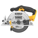 DEWALT 6-1/2-Inch 20V MAX Circular Saw, Tool Only (DCS391B) , Yellow