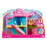 Barbie Mini BarbieLand Doll House Sets, Mini Dreamhouse with Surprise 1.5-inch Barbie Doll, Furniture & Accessories, Plus Elevator & Pool, 4Y+, HYF46