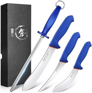 DRAGON RIOT Premium Butcher Knife Set for Meat Cutting BBQ Brisket Meat Trimming Knife - Stainless Turkey Carving Knife