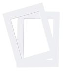 Two Pack Antique/Off White Picture Photo Mount Size 30x40cm fits 25x35cm