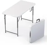 4 Feet Foldable Table Adjustable He