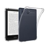 LaoShuSheng Slim Clear Case for 6" Kobo Clara 2E eReader (2022 Released,Model N506) - Ultra-Thin Lightweight Transparent Flexible Soft Back Cover (Clear)