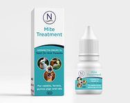 Naqua Pharmaceuticals Ivermectin 1% 5ml - Mite Treatment for Rabbits, Ferrets, Guinea Pigs, Rats & Chinchilla. Also kills lice, fleas & ticks. Vet Strength.