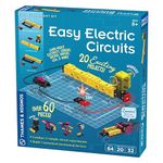 Thames & Kosmos Easy Electric Circuits STEM Kit | Essential Circuitry Set | 15 Experiments, 5 Motorized Models - Electricity, Current, Voltage, LEDs & More | Innovative, Easy-to-Use Building System