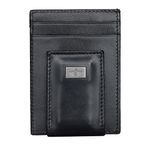 Dockers Men's RFID Slim Minimalist Front Pocket Wallet, Black Ornament, One Size, Front Pocket Wallet