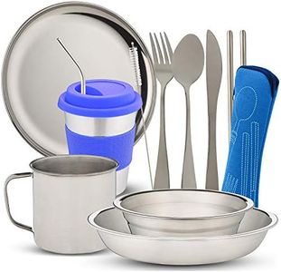 Stainless Steel Tableware Mass kit (Blue)