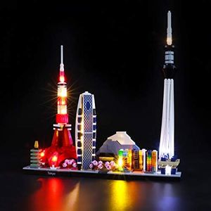 BRIKSMAX Led Lighting Kit for Architecture Tokyo - Compatible with Lego 21051 Building Blocks Model- Not Include The Lego Set