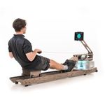 WaterRower Driftwood Rowing Machine - The Original Water Resistance Rower