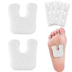 20 Pieces Horseshoe Pads for Feet, Callus Cushions Moleskin for Feet Metatarsal Pads 3 in 1, Felt Foot Pads Callus Pads for Feet Bottom of Foot Side of Foot and Heel, Ball of Foot Cushion Pain Relief