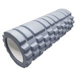 Massage Foam Roller,13 Inch EVA Yoga Roller for Deep Tissue Muscle Massage Stick,Massage Trigger Point Foam Roller,Fitness Roller,Relaxation Roller, Grey