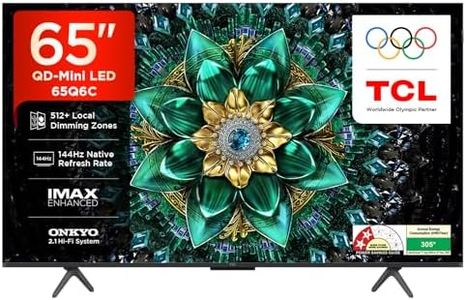 TCL 164 cm (65 inches) 4K UHD Smart QD-Mini LED Google TV 65Q6C