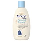 Aveeno Baby Cleansing Eczema Therapy Moisturizing Wash Scent Free, 8 Fluid Ounce