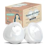 Idaho Jones Pump-A-Collect Breast Milk Collection Cups (2x24mm), Soft Silicone, Closed System, Make Your Pump Hands Free (Spectra, Freemie, Legendairy)