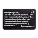 Personalized Engraved Wallet Card I