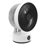 MeacoFan Sefte® Table Fan - 10” Air Circulator with 12 Speeds - Horizontal and Vertical Oscillation - 3 Oscillating Ranges - Ultra-Quiet, Remote Controlled Cooling