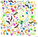 Sticky Toy Bulk Assortment - 100 Pieces - Perfect for Easter, Classroom Rewards and Halloween