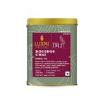 Luxmi Estates Rooibos Chai Herbal Tea 100gm Tin Caddy | Certified Organic Tea | Caffeine-Free | 50 Cups