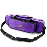 Sky "C" Flute Lightweight Case with Shoulder Strap (Purple)