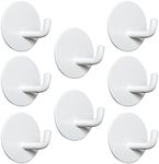 Yukrilt 8 Pack Wall Hooks - Adhesiv