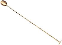 Barfly M37019GD Muddle Bar Spoon, Muddler 15 3/4 inch (40.0 Cm), Gold